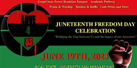 Love4us  Juneteenth Freedom Day Celebration California State San Bernardino