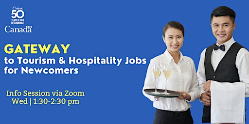 Hauptbild für INFO SESSION: Gateway to Tourism and Hospitality Jobs for Newcomers