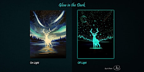 Sip and Paint (Glow in the Dark): Deer in the River (2pm Sat)