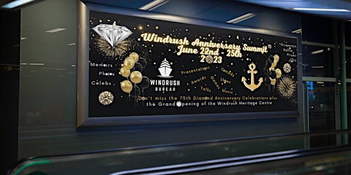 Hauptbild für Windrush Heritage 75th Diamond Anniversary Summit