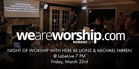 Worship Team Night with WeAreWorship primary image