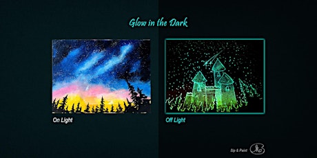 Sip and Paint (Glow in the Dark): Mystery Castle (8pm Sat)