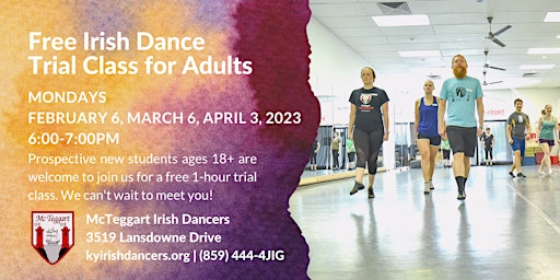 Irish Dance Free Trial Class for Adults