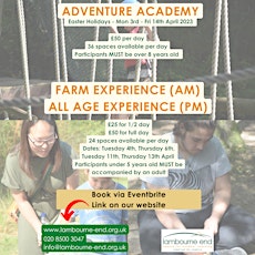 Adventure Academy Week 1 - Easter holidays 2023