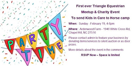 Triangle Equestrian Meetup & Charity Event