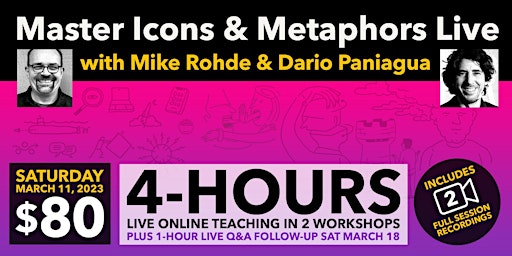 Master Icons & Metaphors Live Workshops
