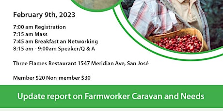 Update report on Farmworker Caravan and Needs