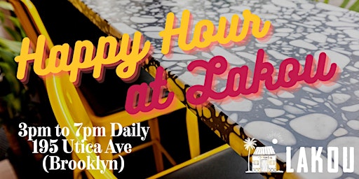 Imagen principal de Happy Hour at Lakou Cafe