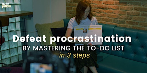 Defeat procrastination by mastering the to-do list in 3 steps primary image