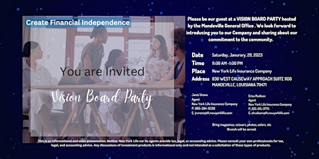 Vision Board Party: Create Financial Independence