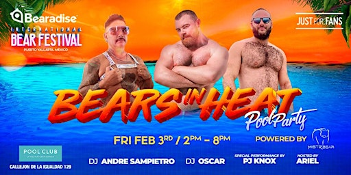 Imagen principal de Bearadise Pool Party (Feb 3rd) at Pool Club PV | Casa Cupula | February 23