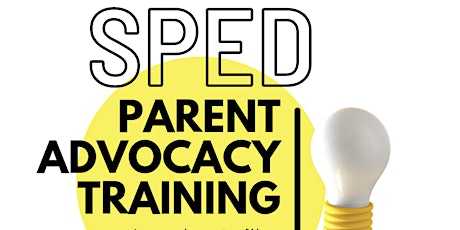 Special Education Parent Advocacy Training