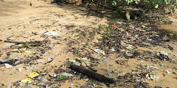 Marine trash sampling at Pasir Ris Beach on 14 Apr 2018 (Sat)