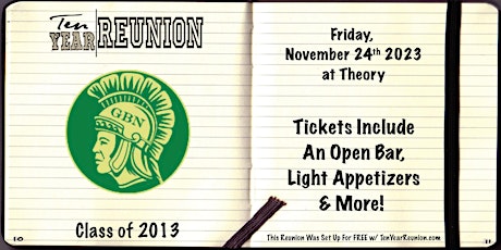 Glenbrook North Reunion - TIX WILL BE AVAILABLE FOR PURCHASE AT THE DOOR! primary image