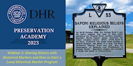 Sharing History with Historical Markers and How to Start a Local Program