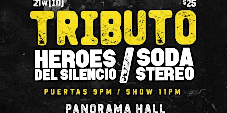 Tributo a Soda Stereo y Heroes del Silencio