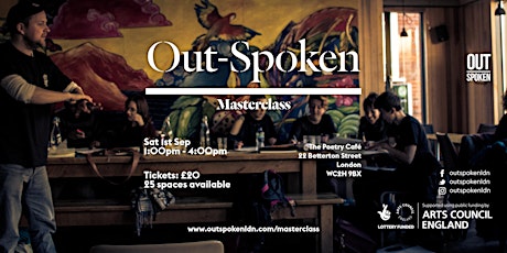 Out-Spoken Masterclass: September primary image