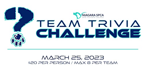Niagara SPCA Team Trivia Challenge