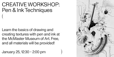 Creative Workshop: Pen and Ink Techniques primary image