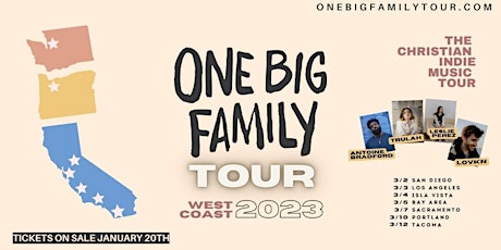 One Big Family Tour 2023 - Bay Area, CA (Castro Valley)