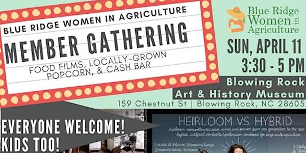 Membership Gathering: Food Films, Local Popcorn, & Cash Bar @ BRAHM