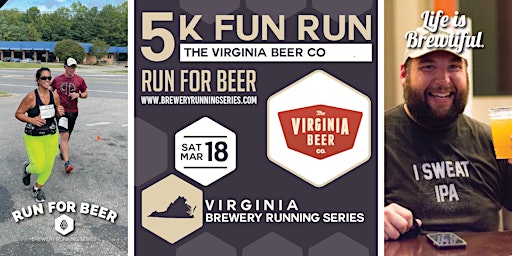 5k Beer Run x The  Virginia Beer Company | 2023 VA Brewery Running Series