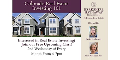 Colorado Real Estate Investing 101 - Using a Financial Planner