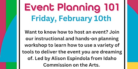 Event Planning 101 - McCall/Virtual