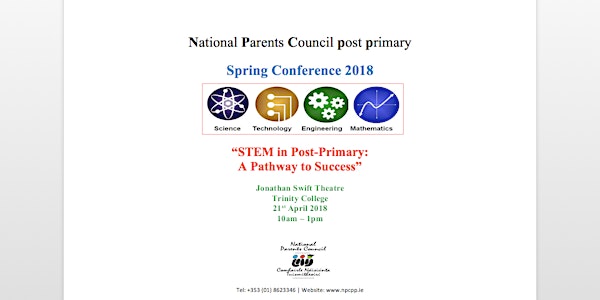 NPCpp host "STEM in Post Primary: A Pathway to Success" at TCD