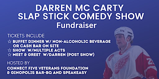 Darren McCarty Slapstick Comedy Tour 2023
