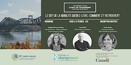 Webinaire - La mobilité Québec-Lévis : comment s'y retrouver?