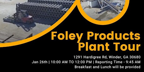 ASCE: Foley Products - Precast Plant Tour primary image