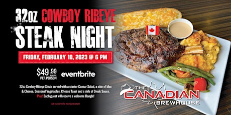 32oz. Cowboy Ribeye Steak Night | Richmond