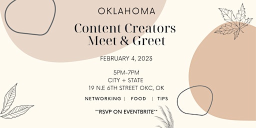 Content Creators Meet & Greet