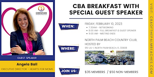Christian Business Association of the Palm Beaches February Breakfast Event