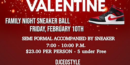 Valentine Day Sneaker Ball Family Edition