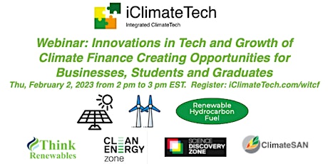 Innovations in Tech and Growth of Climate Finance Creating Opportunities primary image