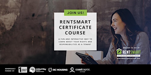 BC RentSmart Certificate Virtual Course: Feb 7, 9, 14, 16