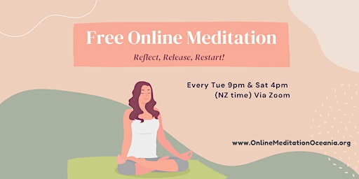 Imagem principal do evento Free Online Meditation Oceania