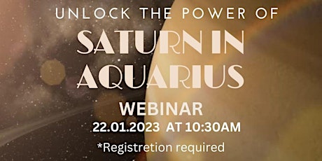 Unlock The Power of Saturn in Aquarius primary image
