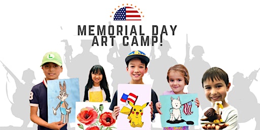 Memorial Day Art Camp @ 10:30 or 2PM  In-Person at Young Art Valley Fair