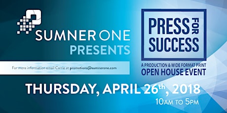 SumnerOne Presents:  Press for Success 2018 primary image