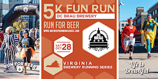 Halloween 5k Beer Run x DC Brau Brewery | 2023 VA Brewery Running Series  primärbild