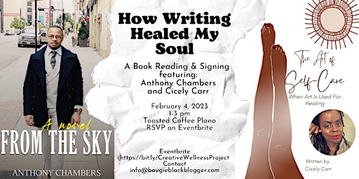 Book Reading & Signing: How Writing Saved My Soul