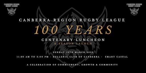 CRRL Centenary Luncheon & Season Launch