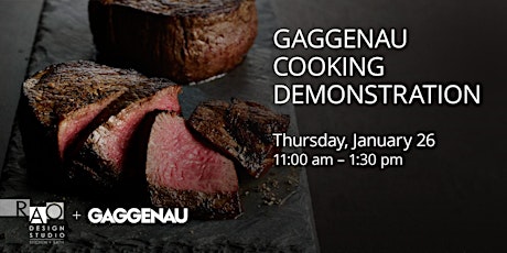 Gaggenau Cooking Demo | January 26, 2023 primary image