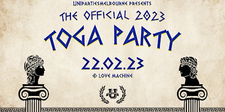O WEEK 2023 OFFICIAL TOGA PARTY