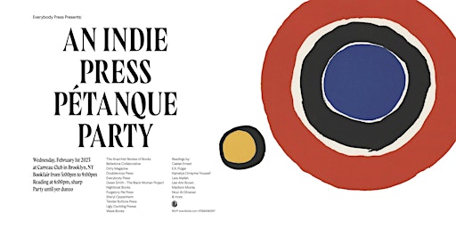 An Indie Press Pétanque Party