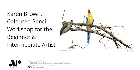 Karen Brown: Coloured Pencil Workshop for Beginner & Intermediate Artists