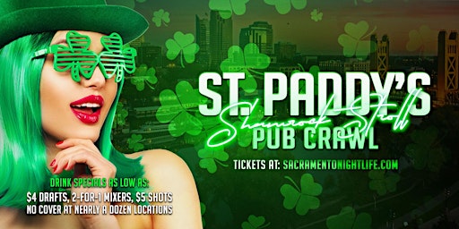 Sacramento Shamrock Stroll Pub Crawl St Paddy's Weekend